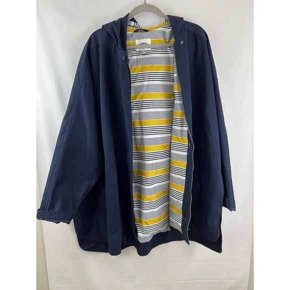 Old Navy Full Zip Lightweight Windbreaker Jacket Mens Size XXLarge Blue Pockets - Picture 6 of 8